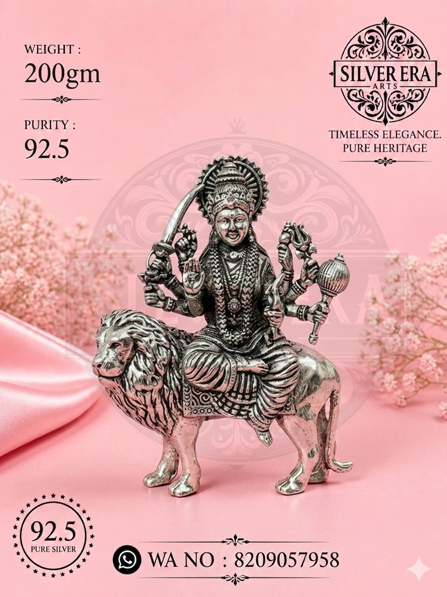 Maa Durga  on Lion  (200 gm)