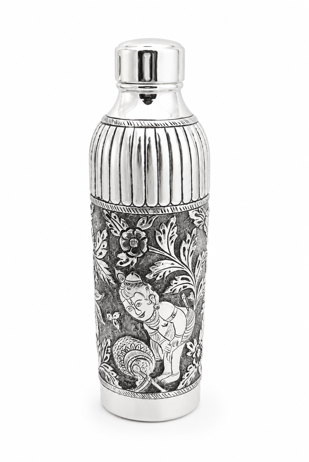 Krishna Design 925 Silver Bottle