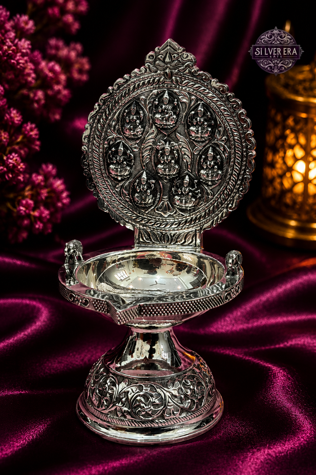 Ashtalakshmi Silver Diya |