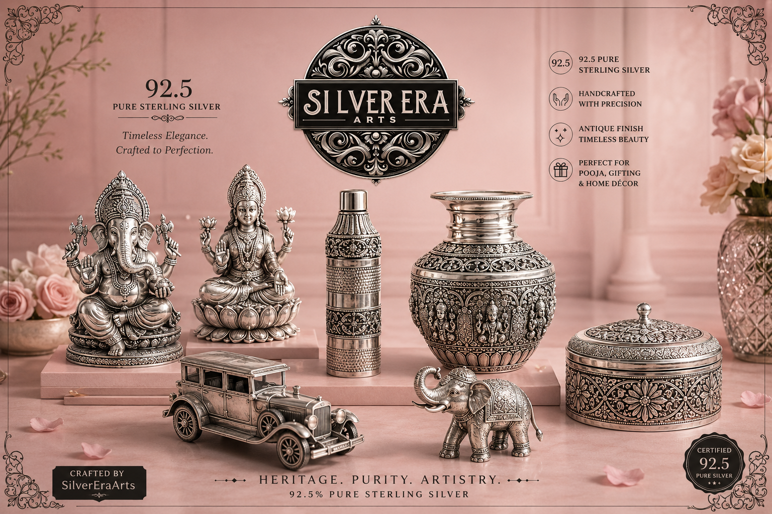 How Handmade Silver Articles Are Crafted: Behind the Scenes at SilverEraArts