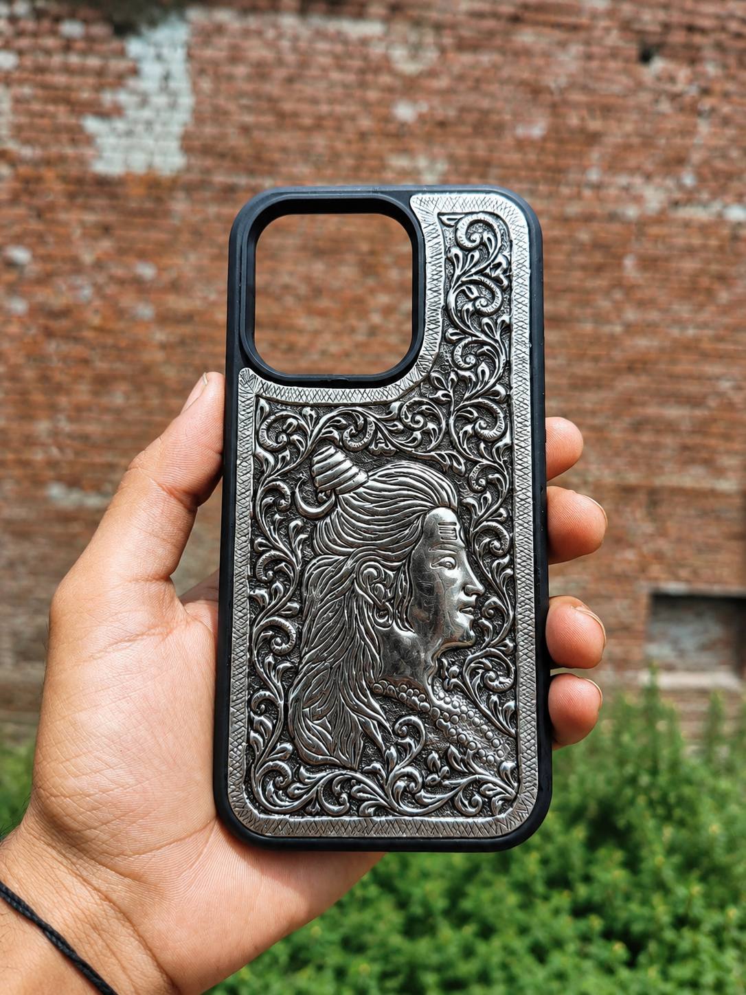 Shiva Silver Phone Cover